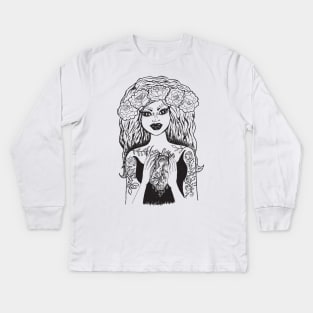 Succubus Kids Long Sleeve T-Shirt